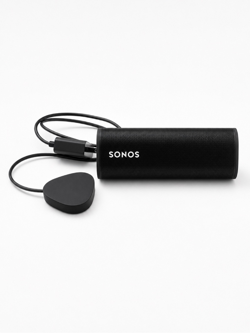 Sonos Roam Smart Speaker Bundle- Model S27 Black + Premium wireless charging Doc